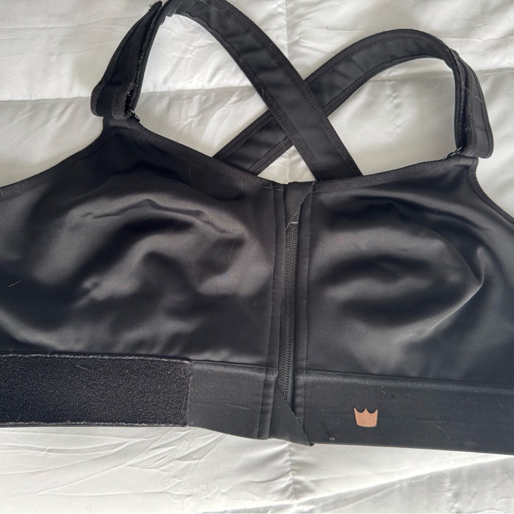 SHEFIT black and rose gold ultimate sports bra 3Luxe